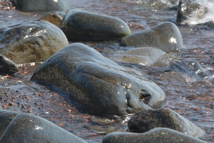 along the north shore of Lake Superior